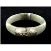 Image 2 : 220ct Top Green Jade Silver Bracelet (JEW-3829)
