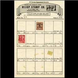 French Colonies Vintage Stamp Approval Card (STM-1728)