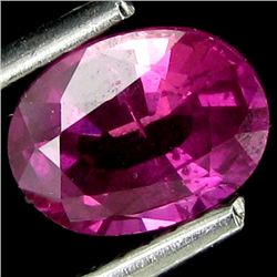 1.24ct Natural Ceylon Beautiful Deep Pink Sapphire  (GEM-25298)