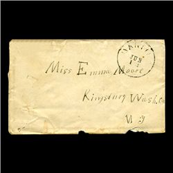 1840s NY Stampless Cover SCARCE (STM-2014)