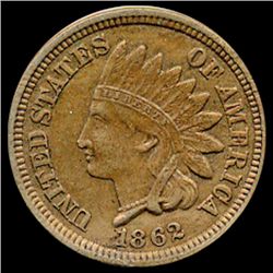 1862 Indian Cent Higher Grade (COI-7449)