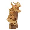 Image 1 : Hand Formed Teak Dragon  (CLB-398)