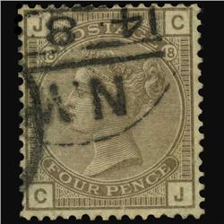 1880 Britain 4p Victoria Stamp (STM-0726)