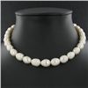 Image 2 : Saltwater Baroque White Pearl Necklace (JEW-250R)