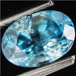 2.08ct Natural Blue Color Zircon Cambodia (GEM-29477)