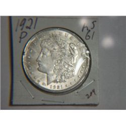 1921 P MORGAN DOLLAR