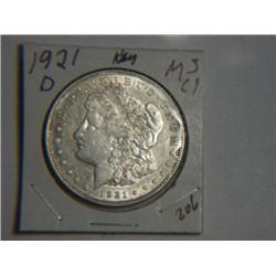 1921 P MORGAN DOLLAR