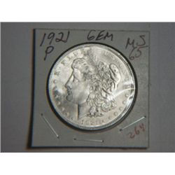 1921 P MORGAN DOLLAR