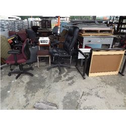 MISC OFFICE FURNITURE. DRAFTING TABLE