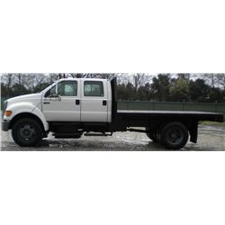 2006 FORD F750 CREW CAB S/A DUMP