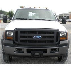 2006 FORD F450 CREW CAB FLATBED