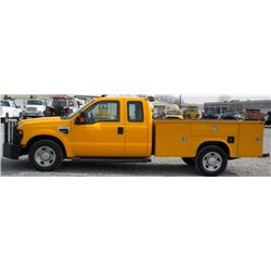 2008 FORD F350 EXTENDED CAB SERVICE TRUCK