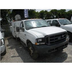 2004 FORD F550 SERVICE TRUCK
