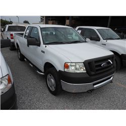 2008 FORD F150 EXTENDED CAB 4X4 PICKUP