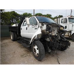 2006 FORD F750 S/A DUMP
