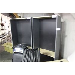 MAPLE AND GREY 6' BOOKSHELF