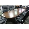 Image 1 : CHERRY 10' RACETRACK BOARDROOM TABLE
