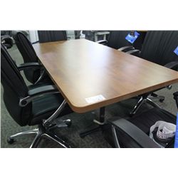 AUTUMN MAPLE 6' BOARDROOM TABLE
