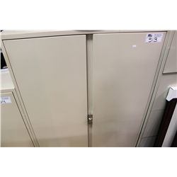 BEIGE 60" STORAGE CABINET