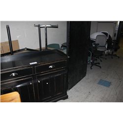 LOT OF ASSORTED FURNITURE AND OFFICE CHAIRS