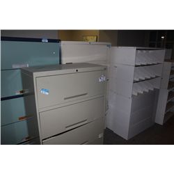 LOT OF FILE CABINETS AND STORAGE UNITS