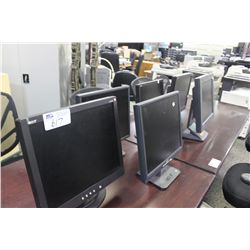 6 ASSORTED MONITORS