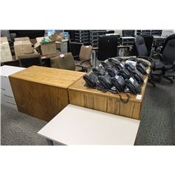 MEDIUM OAK P TOP EXECUTIVE DESK