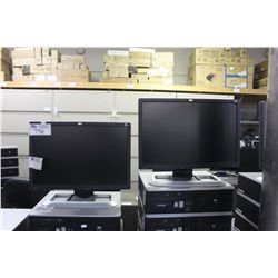 4 HP 20" MONITORS