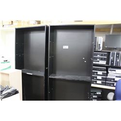 LOT OF 7 BOOKSHELVES