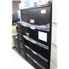 Image 1 : HON BLACK 5 DRAWER LATERAL FILE CABINET