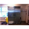 Image 1 : TRUE 2 DOOR STAINLESS STEEL FREEZER ON WHEELS