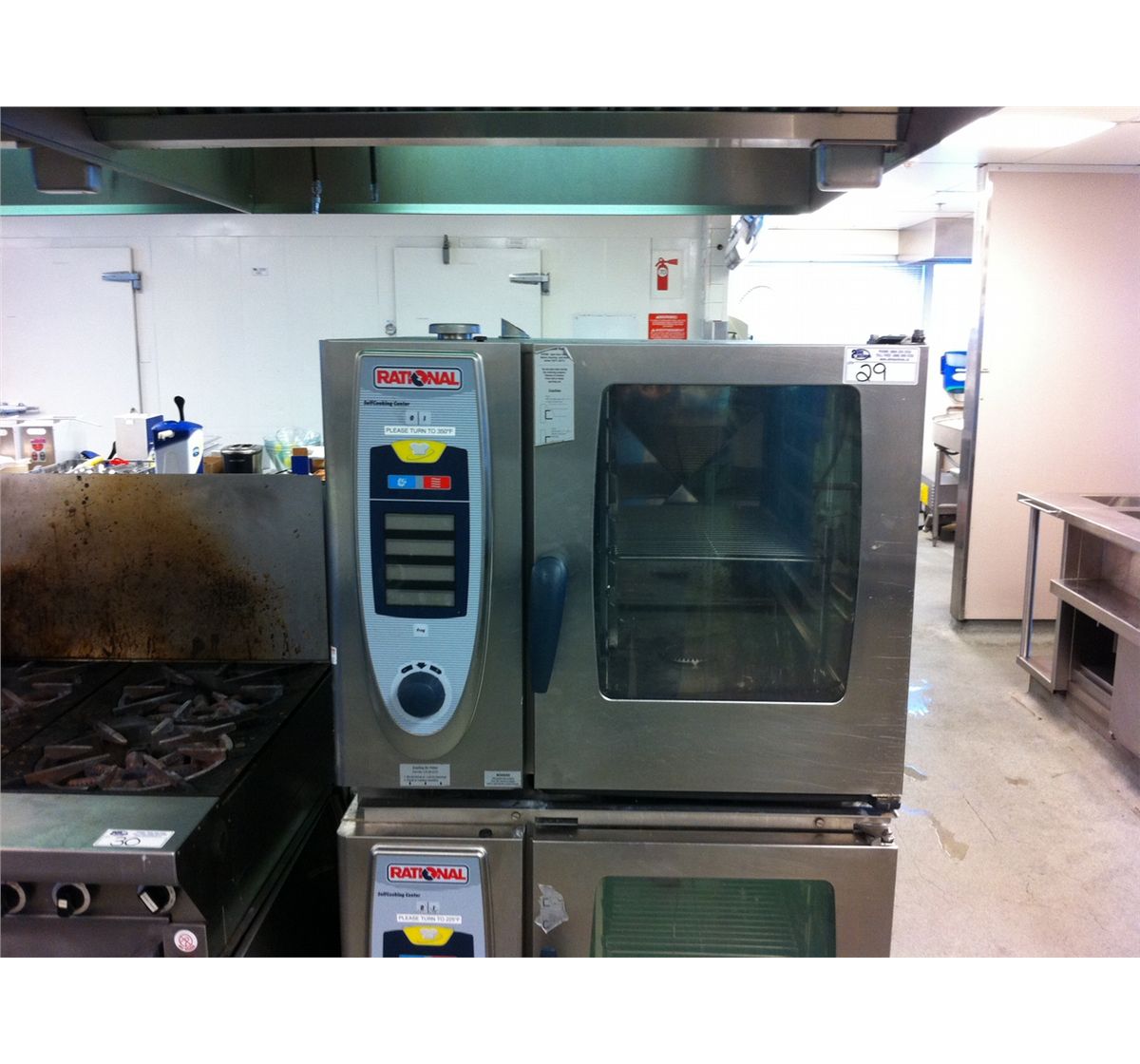 RATIONAL SCC61 STACKING DOUBLE COMBI OVEN