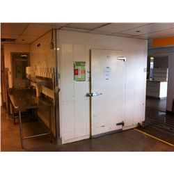 COLDSTREAM 8FT X 8FT WALK IN COOLER WITH CONTENTS