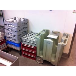 QUANTITY OF MISC RACKS & CARTS
