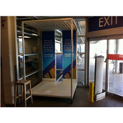 63" X 63" MOBILE DISPLAY PLATFORM