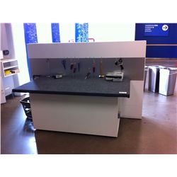 SHIPPING RECEIVING COUNTER WITH TOOLS