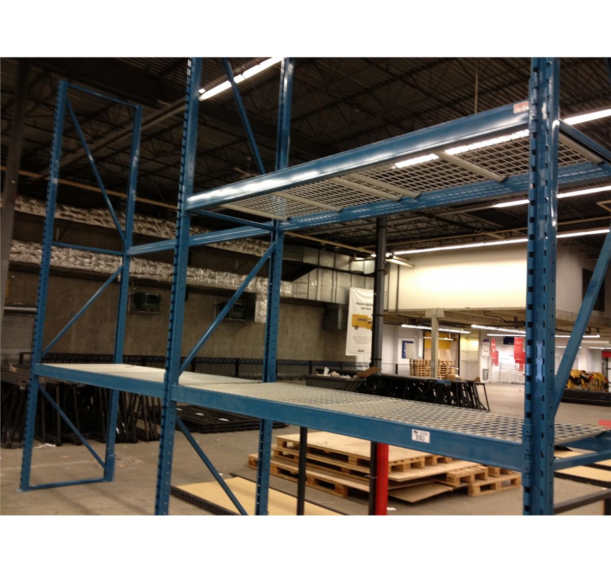 9 Foot Racking 9 BAYS OF 16FT TALL WAREHOUSE RACKING WITH