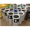 Image 1 : LARGE LOT OF GARBAGE CANS/RECYCLING CANS