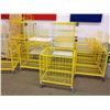 Image 1 : LARGE LOT OF YELLOW & WHITE ROLLING BINS