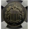 Image 2 : 1875 SHIELD NICKEL NGC GEM PROOF 65!