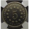 Image 3 : 1875 SHIELD NICKEL NGC GEM PROOF 65!