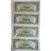 Image 2 : 4 circulated $5 silver certificates