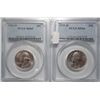 Image 1 : 1960-D PCGS MS-65 & 1955-D PCGS MS-64 WASHINGTON QUARTERS