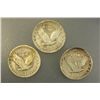 Image 2 : 1927-D-VG, 1930-VF/XF, 1928-S-VF/XF STANDING LIBERTY QUARTERS