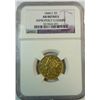 Image 1 : 1848-C $5.00 GOLD LIBERTY, NGC AU, LIGHTLY CLEANED AT ONE TIME. BARGAIN