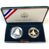 Image 1 : 1995 U.S. Civil War 2 Coin Commemorative Proof Set.