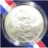 Image 1 : 2009 Abraham Lincoln Unc. Commemorative Silver Dollar.