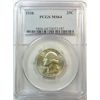Image 1 : 1938 Washington quarter  PCGS64