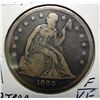 Image 1 : 1859-O SEATED DOLLAR F-VF ORIGINAL