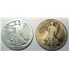 Image 1 : 2  1916S Walker half $  clear date good